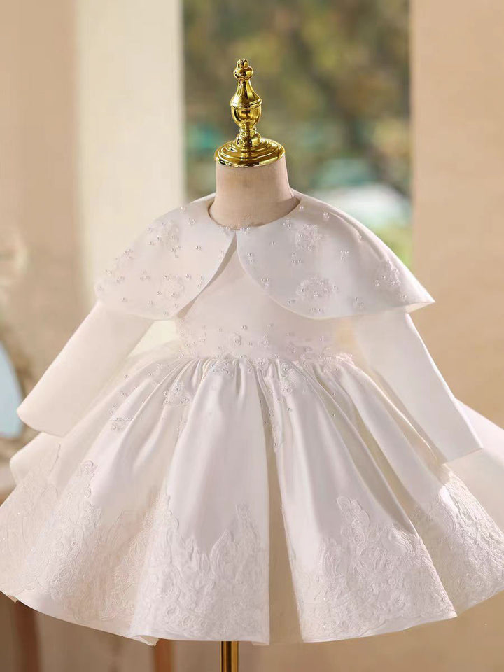 Elegant Lace Long Sleeve Princess Dress for Girls Birthday D017